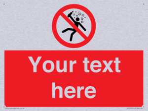 Custom prohibition Not for people in the state of intoxication